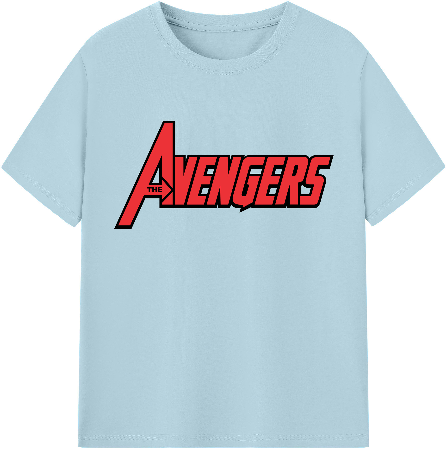（画像用） アベンジャーズ The Avengers 綿100％半袖Tシャツ（フロントプリント）